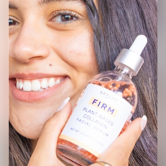 Spa Life skin-plumping plant-based Shimmering pearls collagen boosting serum new - Picture 3 of 5